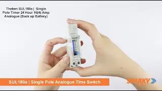 Theben SUL180a |  Single Pole Timer 24 Hour 164 Amp Analogue Back up Battery