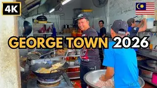 [4K HDR] George Town 2026 &mdash; Walking tour 4K | Vibrant streets & Street food
