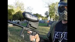 New Gmek mechanical paintball gun from Planet Eclipse shooting video