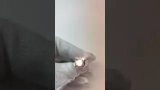 1 Carat F VS1 Diamond Men's Solitaire Ring 14K White Gold