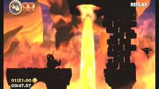 Donkey Kong Country Returns: 8-4 Smokey Peak- Shiny Gold Medal