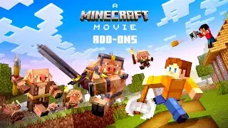 ZA DARMO: MINECRAFT MOVIE ADDON - NOWE PIGLINY, NOWE BOSSY i NOWA BROŃ!