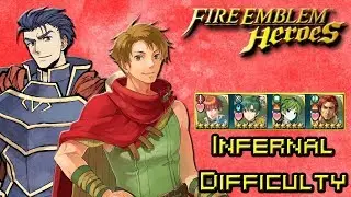 Fire Emblem Heroes (Bound Hero Battle | Hector & Matthew | Infernal Difficulty With FE7 Team)