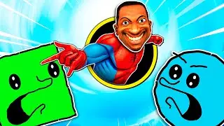 GTA pero ERES SPIDERMAN | Cuadradito y Circulito