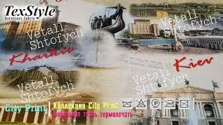 Мебельная ткань City Print Collection/Коллекция Сити Принт от TexStyle принт микро рогожка