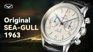 UNBOXING China's ICONIC Pilot Watch | SEA-GULL 1963 Reissue | ST1901 Movement &middot; Vintage Chronograph