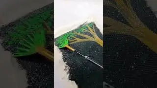 Night sky painting #easypainting # #art #shortvideo