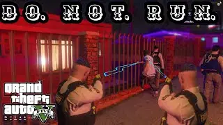 Hilarious FOOT CHASE Through The Trenches| GTA 5 Roleplay