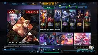 Smite Grand Chest opening 100 chests +