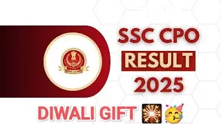 SSC CPO RESULT OUT 🤩✅