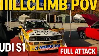 INSANE Hillclimb POV &mdash; Attack Run in the Audi S1!
