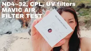 ND/Polarizer Filters for Mavic Air! - 매빅 에어 필터 테스트