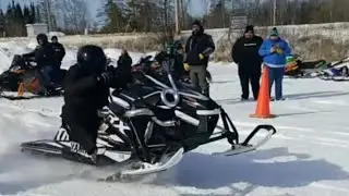 Snowmobile Radar Runs!! #automobile #snowmobile #snow #racing #modified #fun #maine #usa #shorts