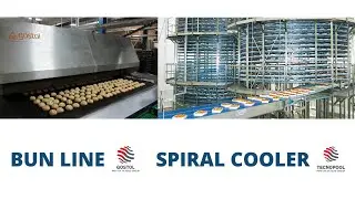 Bun line with Spiral cooler | Gostol & Tecnopool