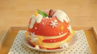Snowy Apple Cake & Apple Drinks