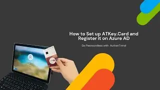 ATKey.Card | Set up your ATKey.Card on Azure AD with Surface Go2