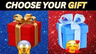 Choose Your Gift Challenge 🎁 Red VS Blue❤💙 #chooseyourgift #youtube #challenge #views #trending