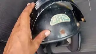 Helm jadul GAG robot gundul #helmet #jadoel #helmjadoel #gag #robot 
