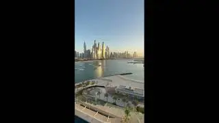 Penthouse V Palm spot terrace and sunset #palmjumeirah