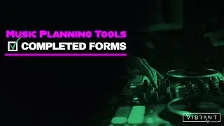 Wedding Music Planning Guide | Completed Forms