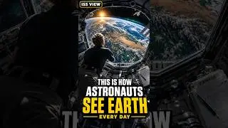 Вот так астронавты видят Землю каждый день #iss #space