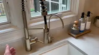 KRAUS Oletto Touchless Sensor Commercial Pull Down Single Handle Kitchen Faucet, Touchless faucet