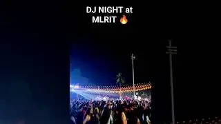DJ at MLRIT college #dance #djnight #2k23 #dancevideo
