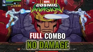 MARVEL Cosmic Invasion - Full Combo (as possible) Silver Surfer and Iron Man NO DAMAGE
