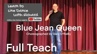 Урок 131 по улучшению линейного танца — Blue Jean Queen — Часть 1 — Полное обучение