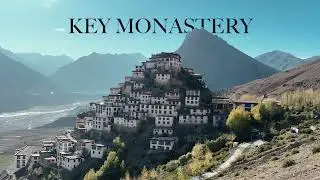 Key Monastery:a Tibetan Buddhist monastery located in the Spiti Valley of Himachal Pradesh, India
