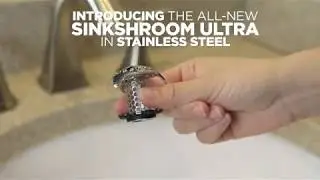 SinkShroom Ultra Drain Protector Strainer Snare