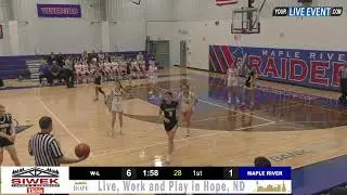 Wyndmere/Lidgerwood vs Maple River - North Dakota High School Girls Basketball