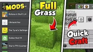 Top 10 Vanilla Survival Mods for Minecraft PE 1.21 🔥