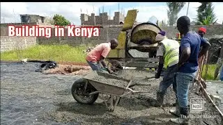 Building a house in Kenya _ Ground floor slab