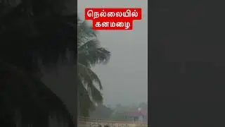 Finally Heavy Rains Lashing in #Thirunelveli credits Akash #masrainman #weather #chennairains