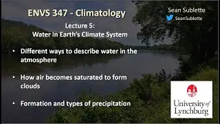 Lecture 05 - Water in Earth's Climate System