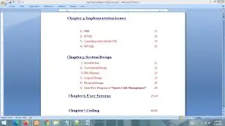 Project Report - Sports Club Management System || PHP MYSQL