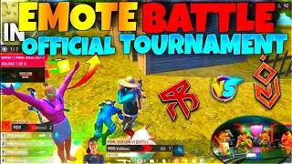 EMOTE BATTLE IN OFFICAL TOURNAMENT || CHAMPIONS OF INDONESIA