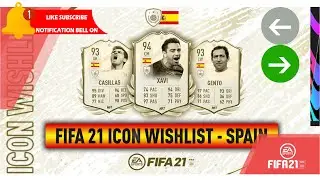 FIFA 21 Spain Icon Wishlist And Predictions For FIFA 21 Ultimate Team