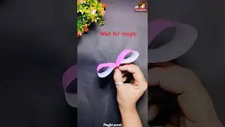 Diy flying paper easy kids Craft🪅😨🪀#shorts #youtubeshorts #trending #funny #diy #craft #kids #comedy