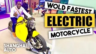 Innovative $27,500 Electric Motorcycle -The Future of Mobility-Shanghai Auto trade show