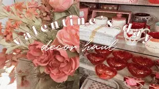 VALENTINE'S DAY DECOR HAUL 2022 💕 | Home Decor Shop With Me, HomeGoods, Target, & Hobby Lobby