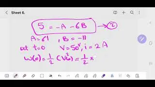 Sheet 6: Inductance, Capacitance, and Mutual Inductance