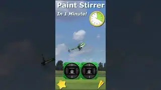 Paint Stirrer In 1 Minute! Making learning to fly RC helicopters easy