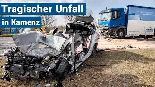 Junger Autofahrer stirbt bei Unfall in Kamenz