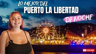 Visite el PUERTO LA LIBERTAD  de NOCHE!🇸🇻 Asi esta en 2025😱  Accesible para todos?