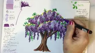 Beautiful #wisteria tree - add details with me