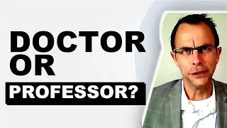 Professor Versus Doctor: What Are The Differences & Similarities Between Professors & MDs