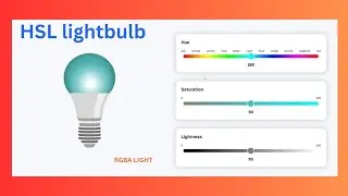Creating a Dynamic HSL Lightbulb with HTML, CSS, and JavaScript! 💡🎨