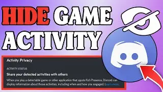 How To Hide Game Activity in Discord (Turn Off Game Status) - 2026✅